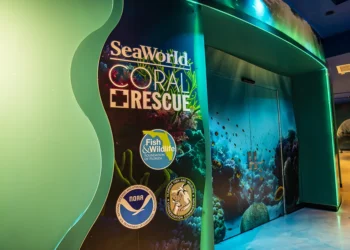 The Entrance To Seaworld Orlando's Coral Rescue Center